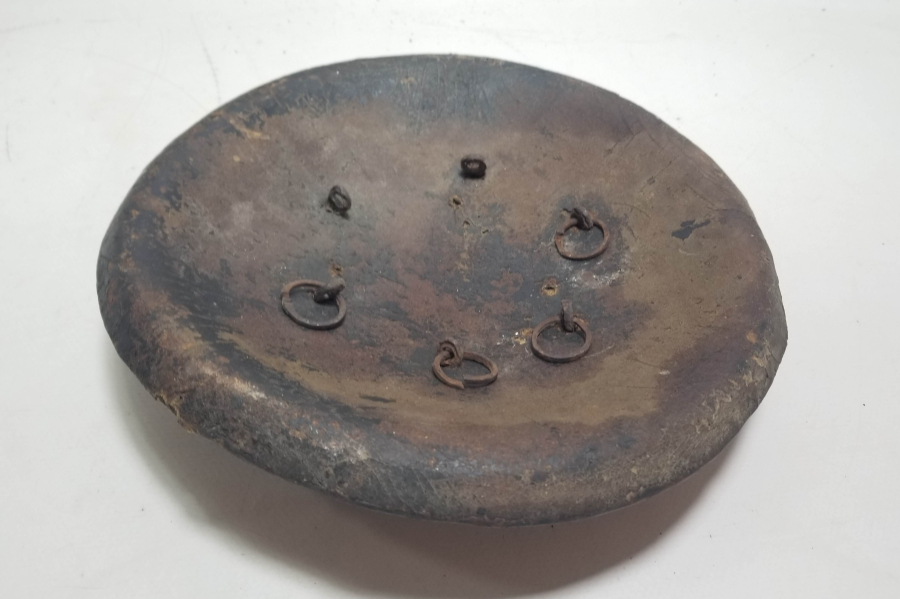 OSMANLI DÖNEMİ ÇOK NADİR YENİÇERİ FİL DERİSİ KALKAN