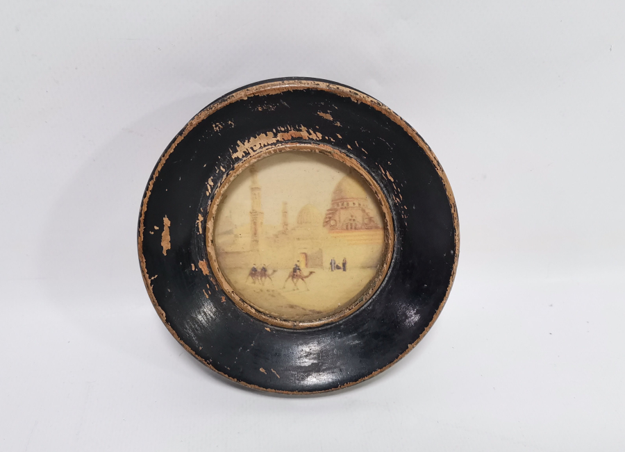 ORİJİNAL ÇERÇEVESİNDE EL BOYAMA ANTİKA RESİM