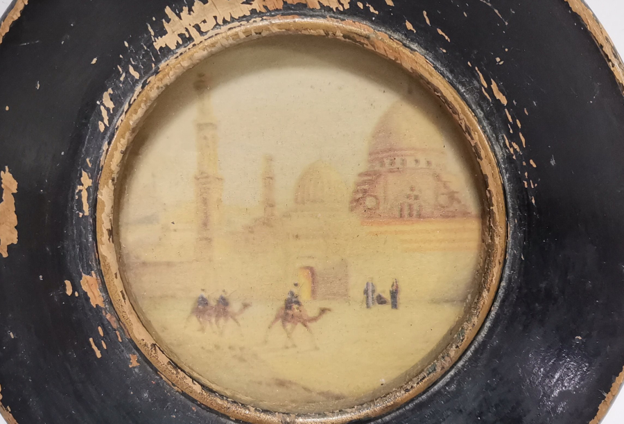 ORİJİNAL ÇERÇEVESİNDE EL BOYAMA ANTİKA RESİM