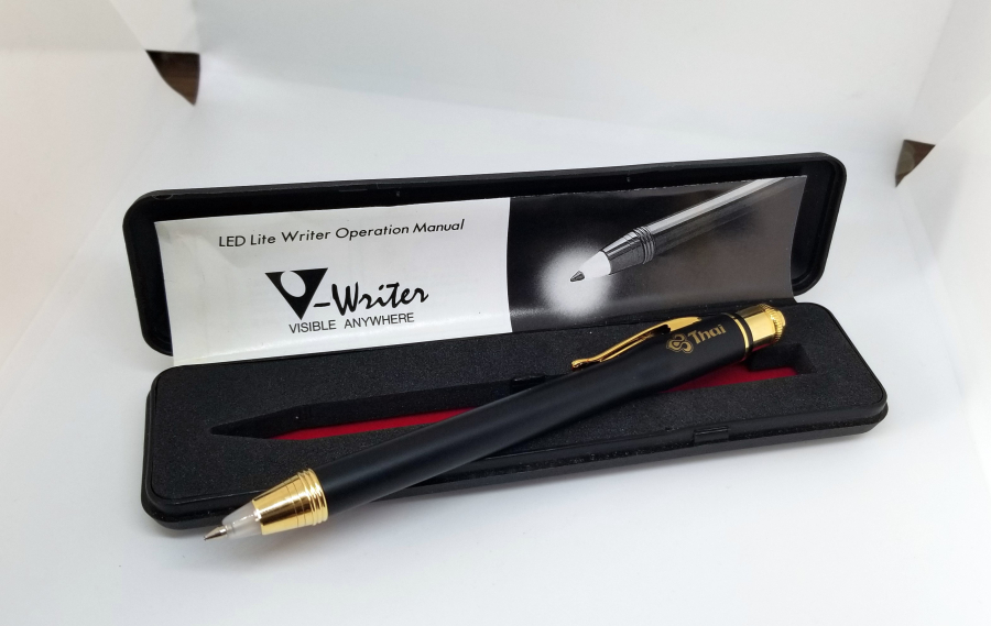 ORİJİNAL KUTUSUNDA THAI WRITER ALTIN KAPLAMA KALEM