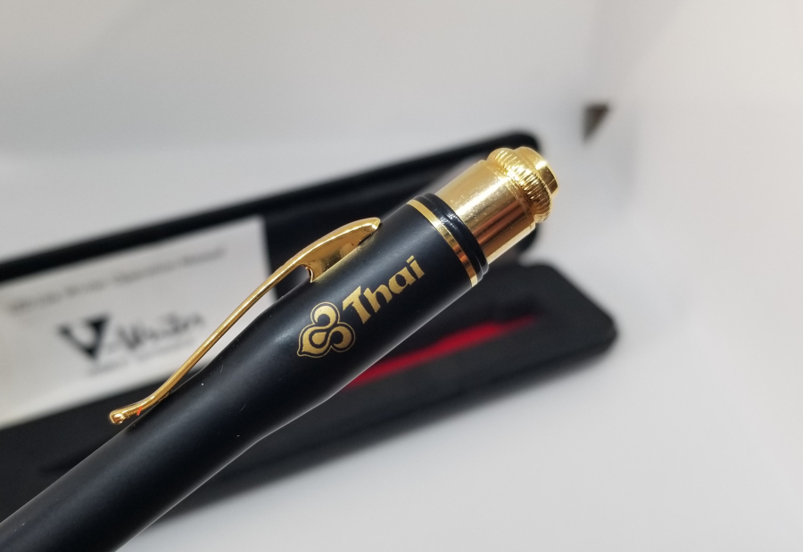 ORİJİNAL KUTUSUNDA THAI WRITER ALTIN KAPLAMA KALEM