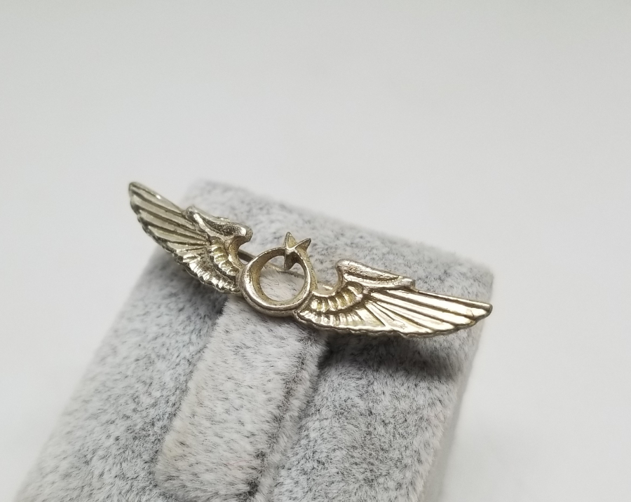 KABARTMA İŞÇİLİKLİ ANTİKA HAVACI SUBAY BRÖVESİ