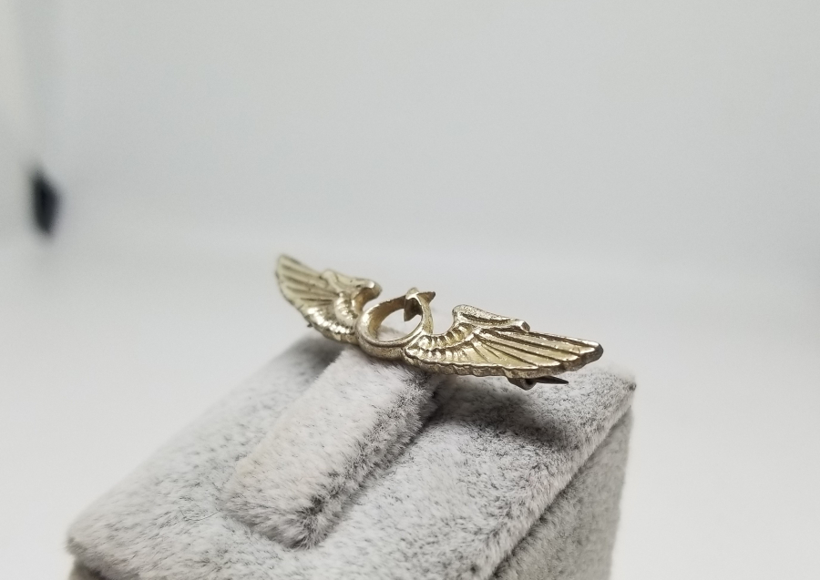 KABARTMA İŞÇİLİKLİ ANTİKA HAVACI SUBAY BRÖVESİ