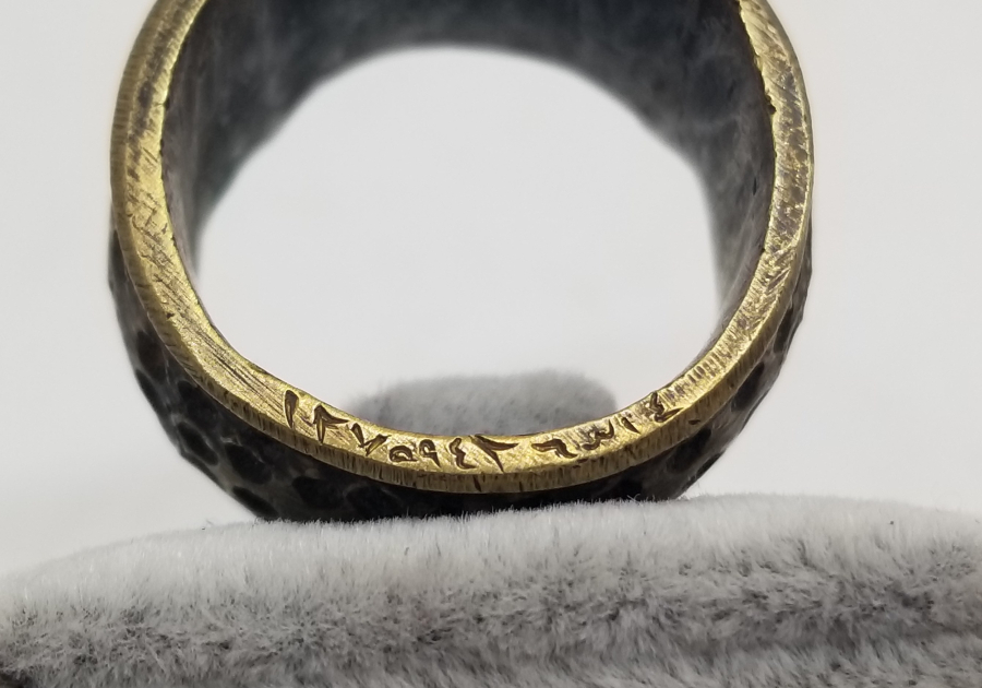 OSMANLI DÖNEMİ EL YAPIMI TILSIMLI BRONZ TERZİ YÜKSÜĞÜ