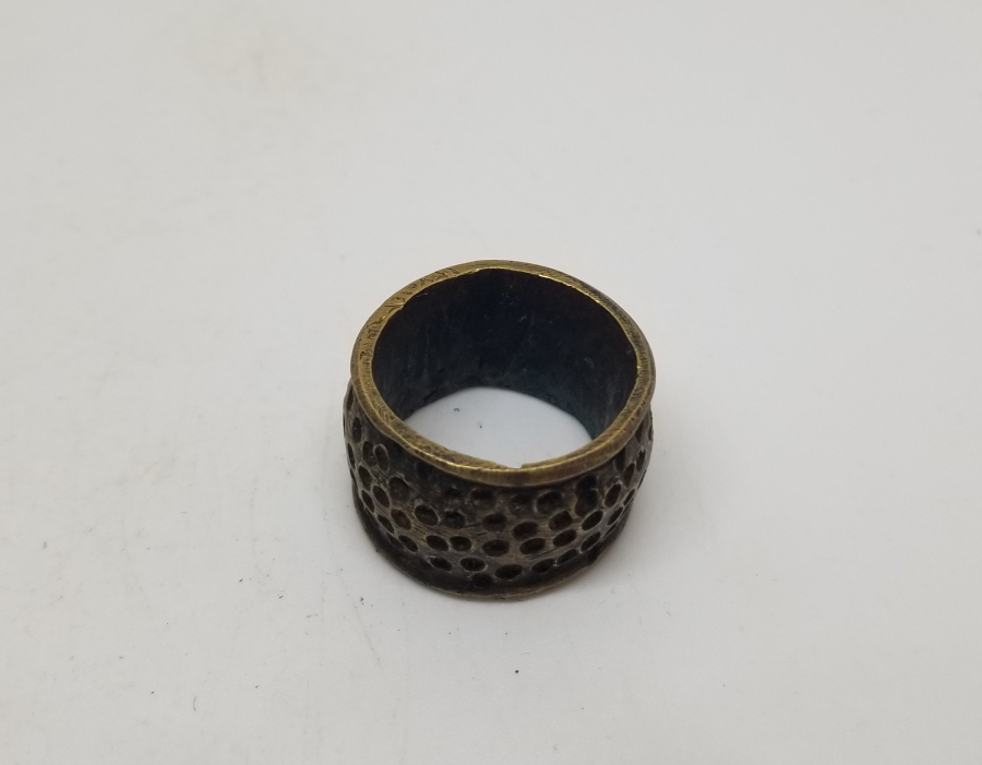 OSMANLI DÖNEMİ EL YAPIMI TILSIMLI BRONZ TERZİ YÜKSÜĞÜ