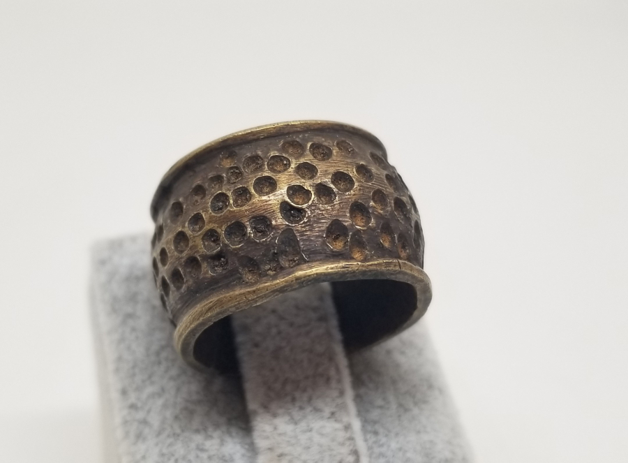 OSMANLI DÖNEMİ EL YAPIMI TILSIMLI BRONZ TERZİ YÜKSÜĞÜ