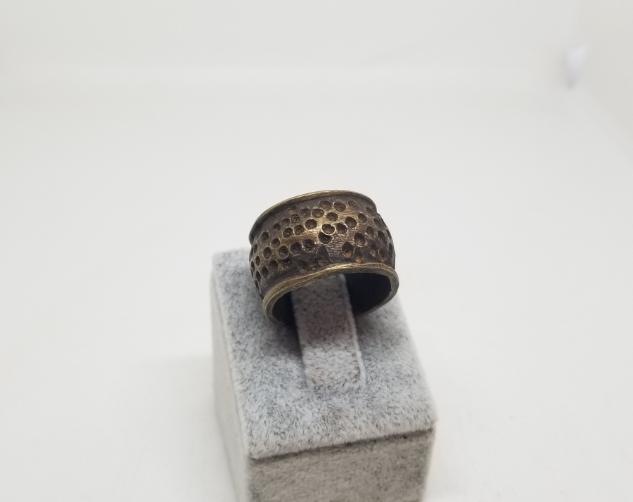 OSMANLI DÖNEMİ EL YAPIMI TILSIMLI BRONZ TERZİ YÜKSÜĞÜ