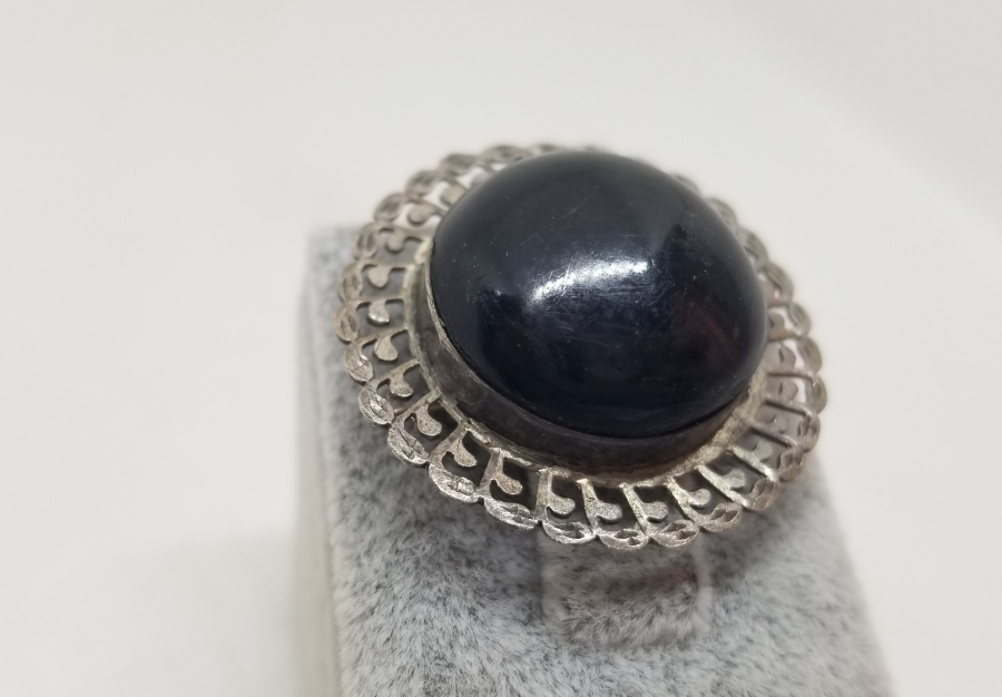 OSMANLI DÖNEMİ EL YAPIMI OLTU TAŞLI BROŞ