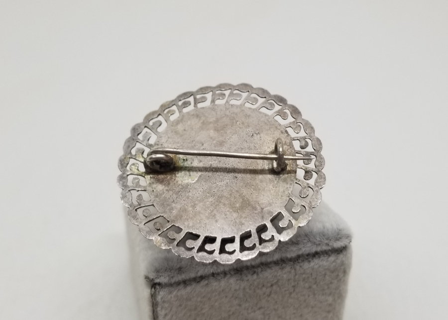 OSMANLI DÖNEMİ EL YAPIMI OLTU TAŞLI BROŞ