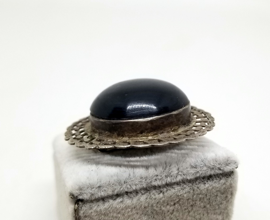 OSMANLI DÖNEMİ EL YAPIMI OLTU TAŞLI BROŞ