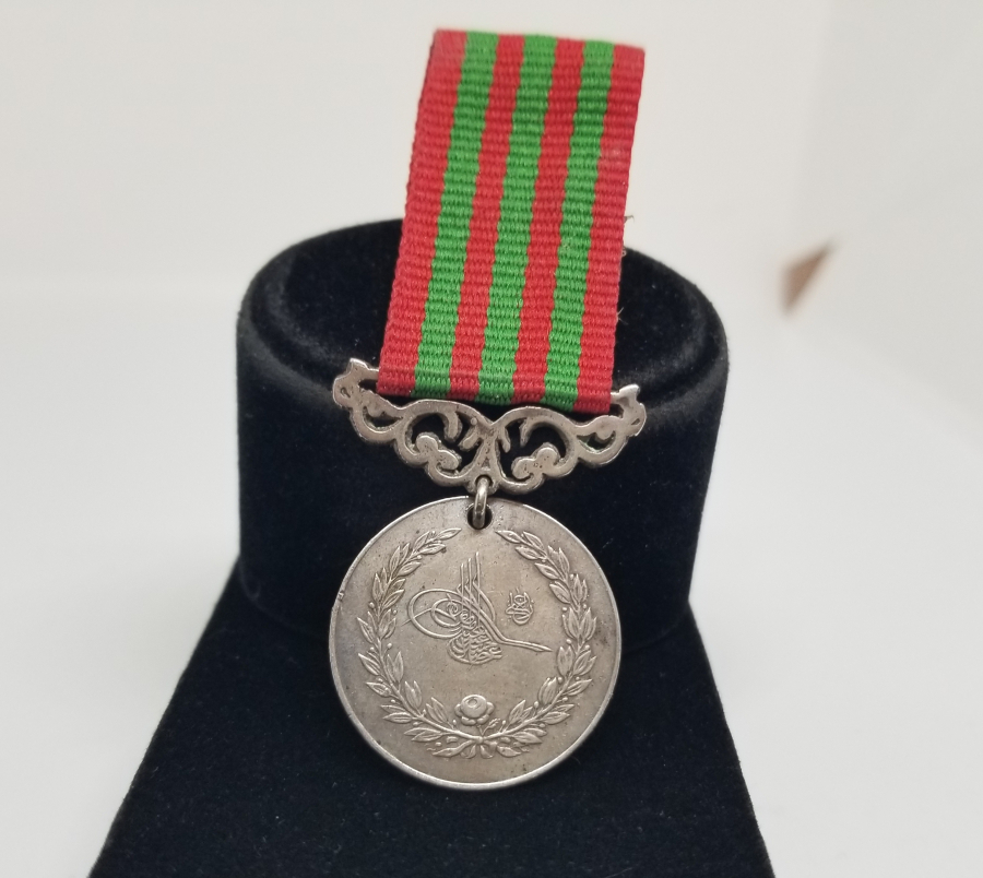 OSMANLI DÖNEMİ GÜMÜŞ YUNAN HARBİ MADALYASI