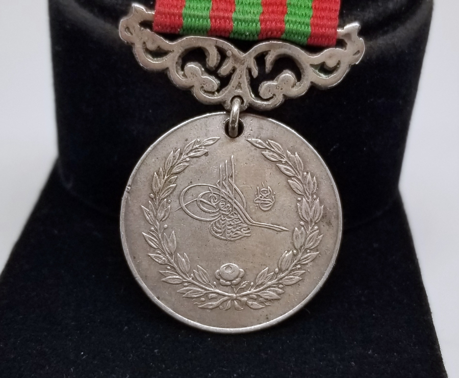 OSMANLI DÖNEMİ GÜMÜŞ YUNAN HARBİ MADALYASI