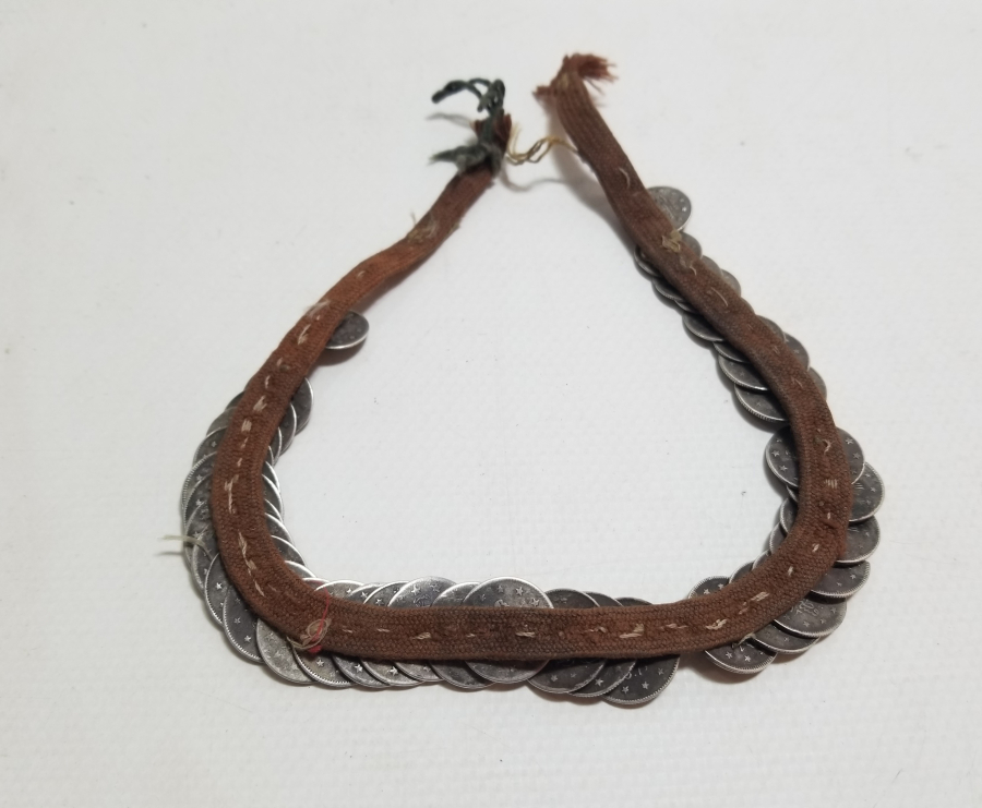 OSMANLI DÖNEMİ GÜMÜŞ PARALARDAN YAPILMIŞ ALINLIK