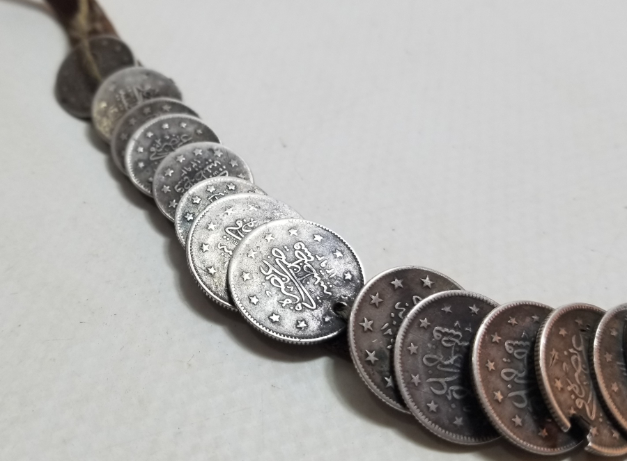 OSMANLI DÖNEMİ GÜMÜŞ PARALARDAN YAPILMIŞ ALINLIK