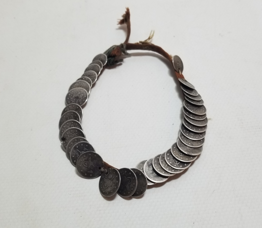 OSMANLI DÖNEMİ GÜMÜŞ PARALARDAN YAPILMIŞ ALINLIK