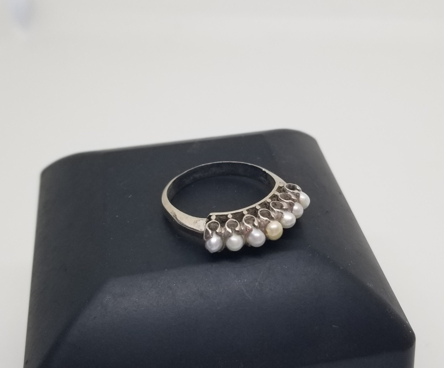 ÖZEL YAPIM İNCİLİ YÜZÜK