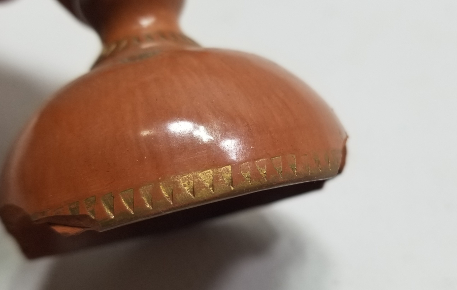 ÜZERİ ALTIN VARAKLI OSMANLI DÖNEMİ TOPHANE ŞİŞE KAPAĞI