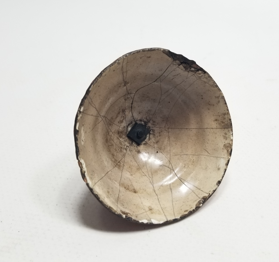 ÜZERİNDE MEVLEVİ SİKKESİ BULUNAN OSMANLI DÖNEMİ EL BOYAMA NADİR ESERİ İSTANBUL İFTARİYELİK KAPAĞI