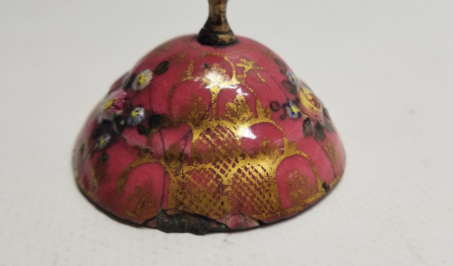 ÜZERİNDE MEVLEVİ SİKKESİ BULUNAN OSMANLI DÖNEMİ EL BOYAMA NADİR ESERİ İSTANBUL İFTARİYELİK KAPAĞI