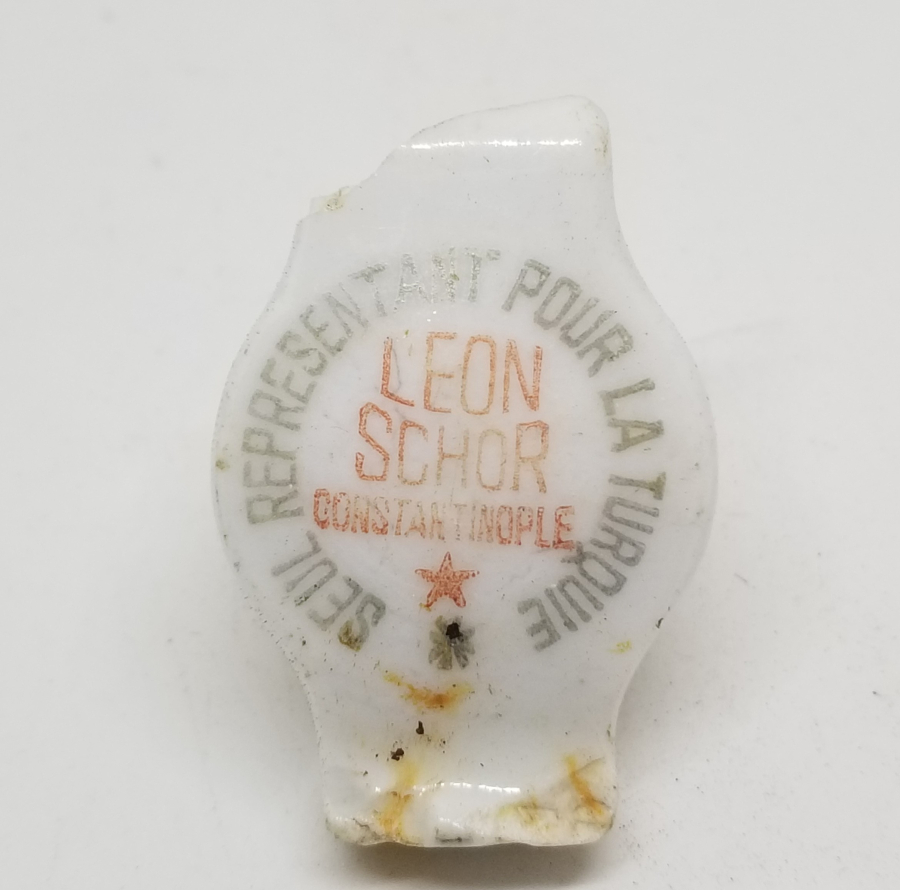 LEN SCHOR CONSTANTINOPLE YAZILI NADİR BİRA ŞİŞESİ KAPAĞI