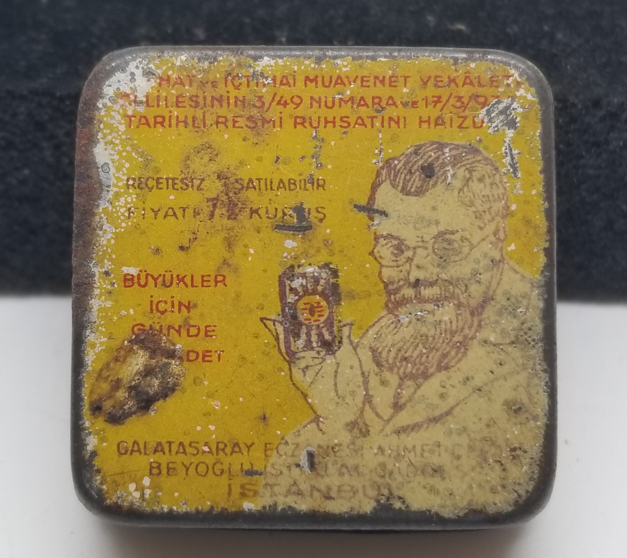 OSMANLI DÖNEMİ GRAMAFON İĞNELERİ KUTUSU