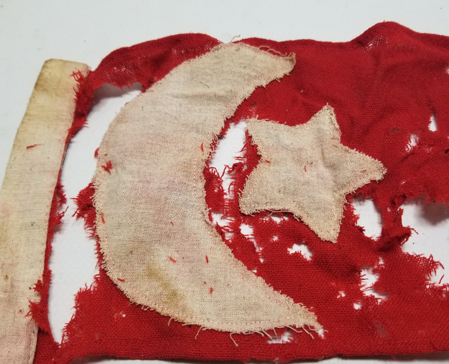 OSMANLI DÖNEMİ ÇOK NADİR GÖĞÜS BAYRAĞI