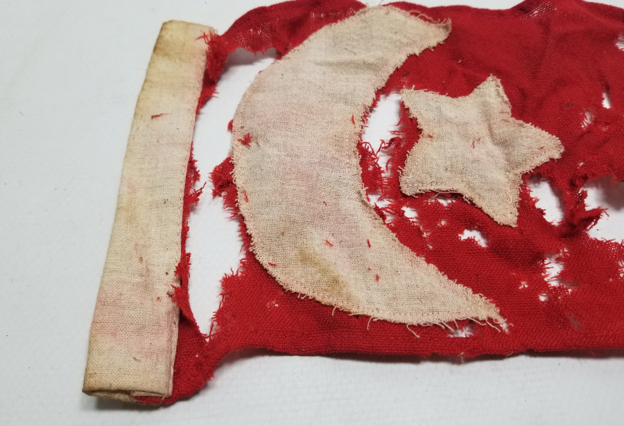 OSMANLI DÖNEMİ ÇOK NADİR GÖĞÜS BAYRAĞI