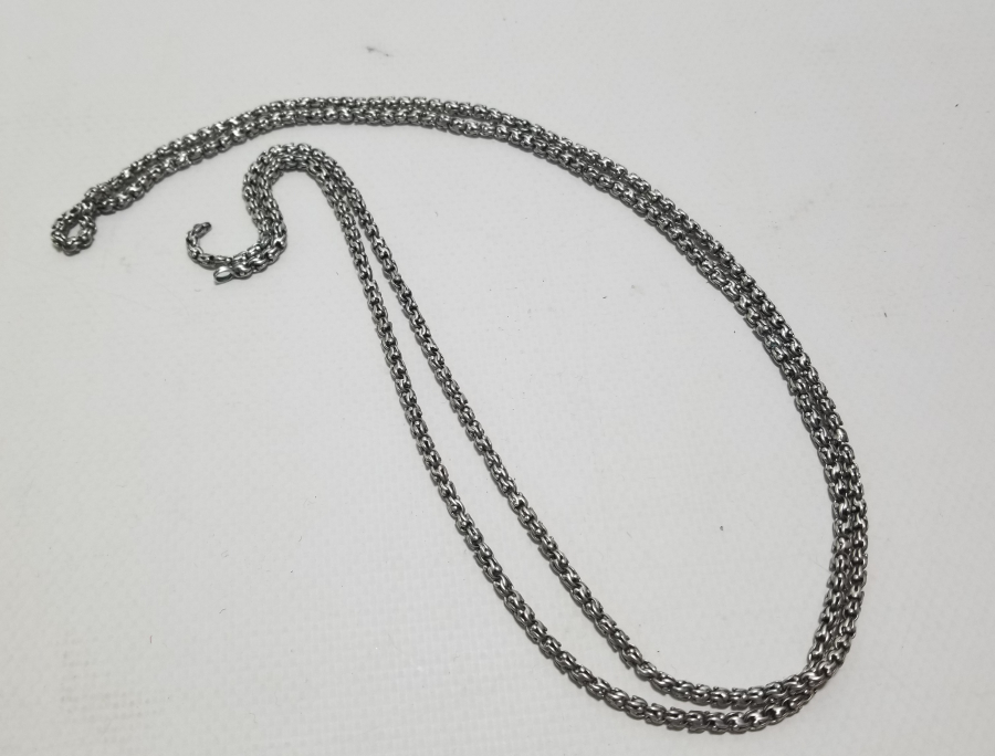 OSMANLI DÖNEMİ ARNAVUT ZİNCİR GÜMÜŞ CEP SAATİ KÖSTEĞİ