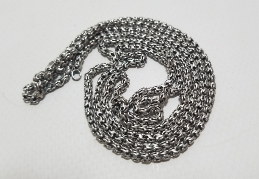 OSMANLI DÖNEMİ ARNAVUT ZİNCİR GÜMÜŞ CEP SAATİ KÖSTEĞİ