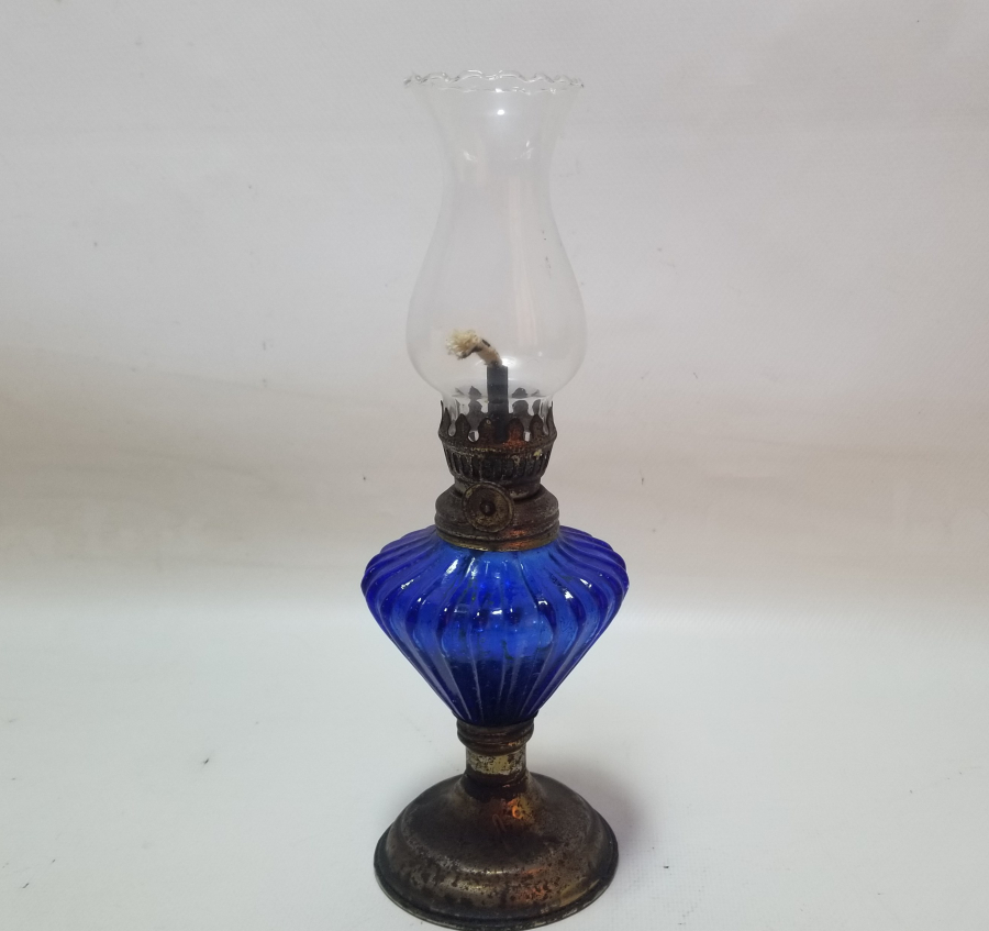 NADİR RENKTE OSMANLI DÖNEMİ GAZ LAMBASI