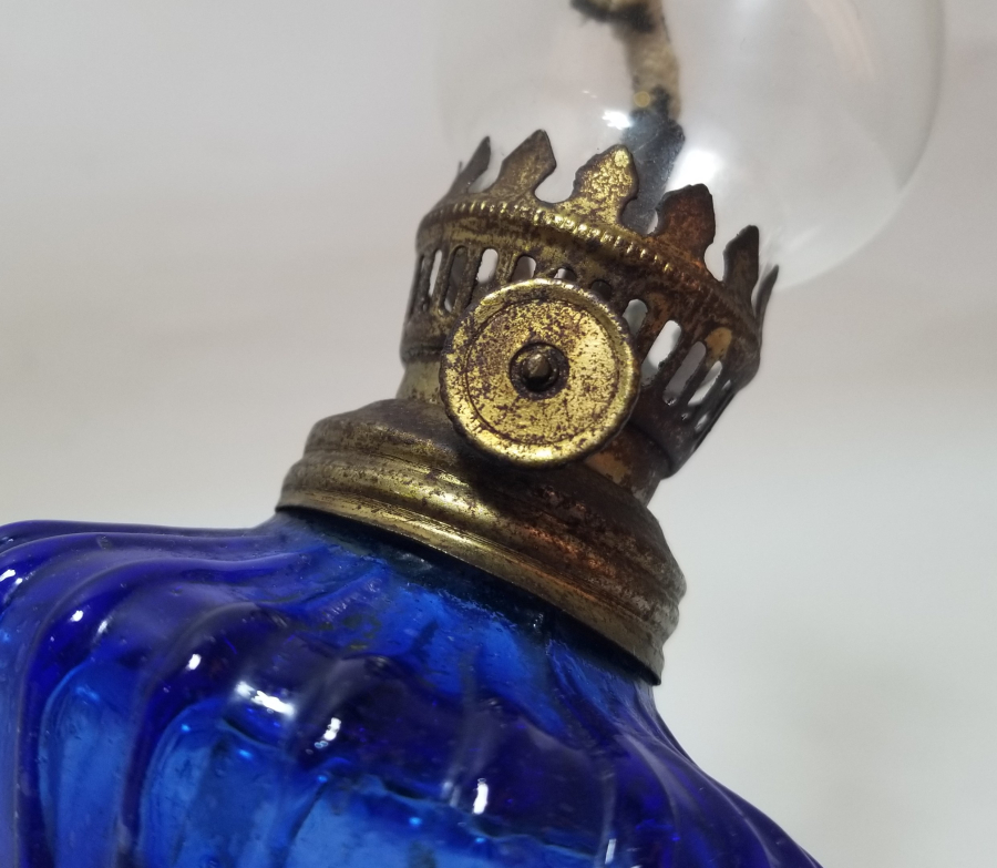 NADİR RENKTE OSMANLI DÖNEMİ GAZ LAMBASI