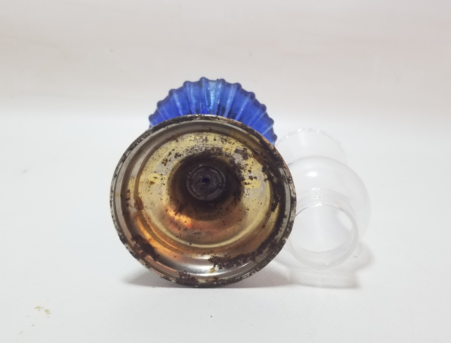 NADİR RENKTE OSMANLI DÖNEMİ GAZ LAMBASI