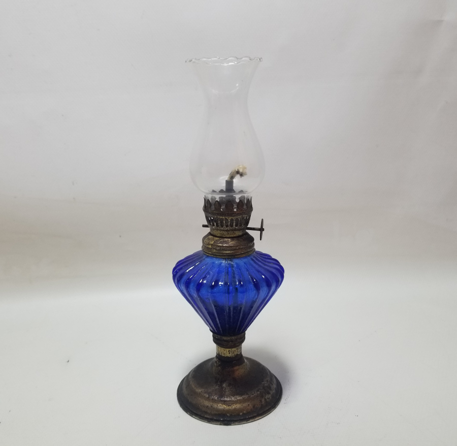 NADİR RENKTE OSMANLI DÖNEMİ GAZ LAMBASI