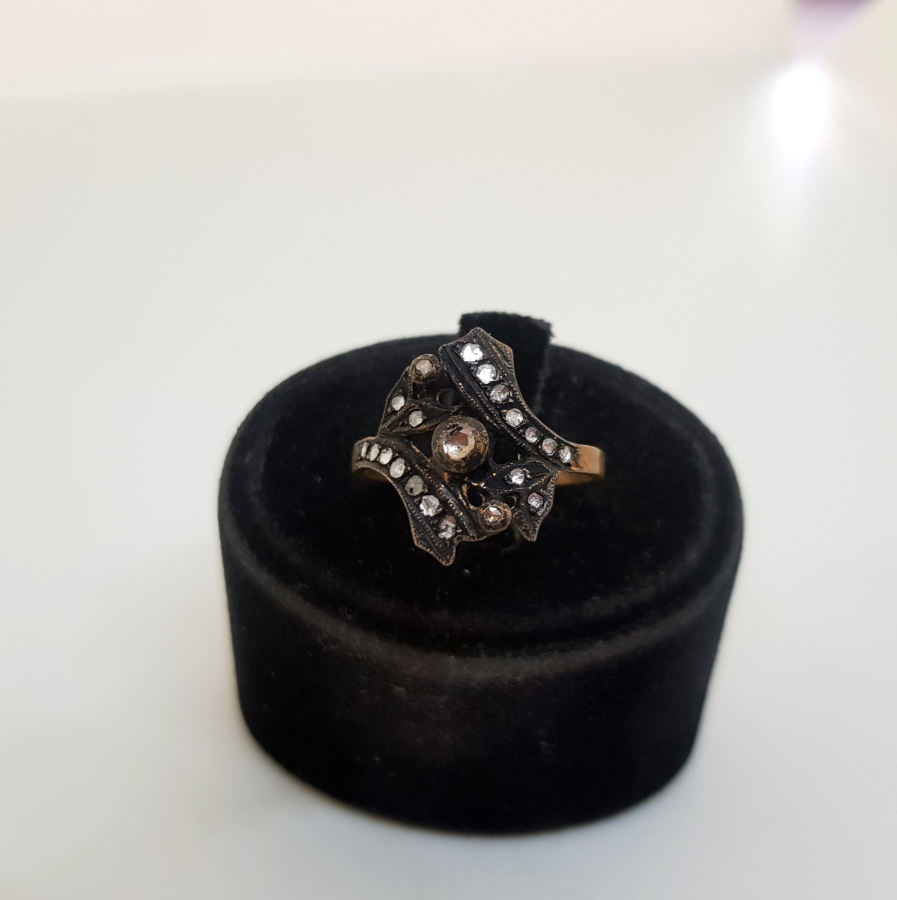 ELMAS TAŞLI ÖZEL YAPIM YÜZÜK