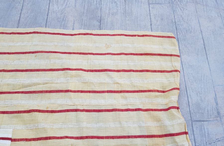 OSMANLI DÖNEMİ ÇOK NADİR ÜZERİ İŞLEMELİ İĞNE OYALI İPEK YATAK ÖRTÜSÜ