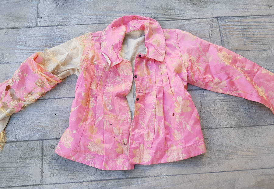 OSMANLI DÖNEMİ HAM İPEK ELMASİYE GELİN CEKETİ