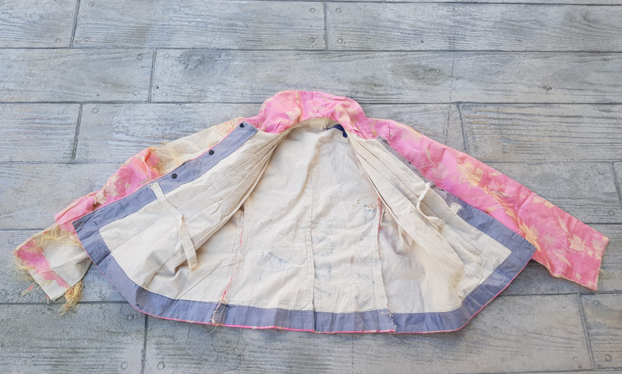 OSMANLI DÖNEMİ HAM İPEK ELMASİYE GELİN CEKETİ