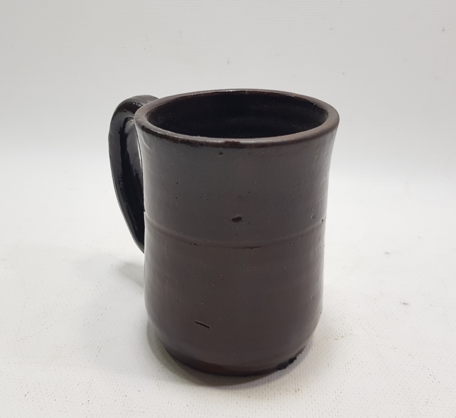 KÜTAHYA İŞİ ÜZERİ SIRLI ANTİKA DALDIRMA - KUPA