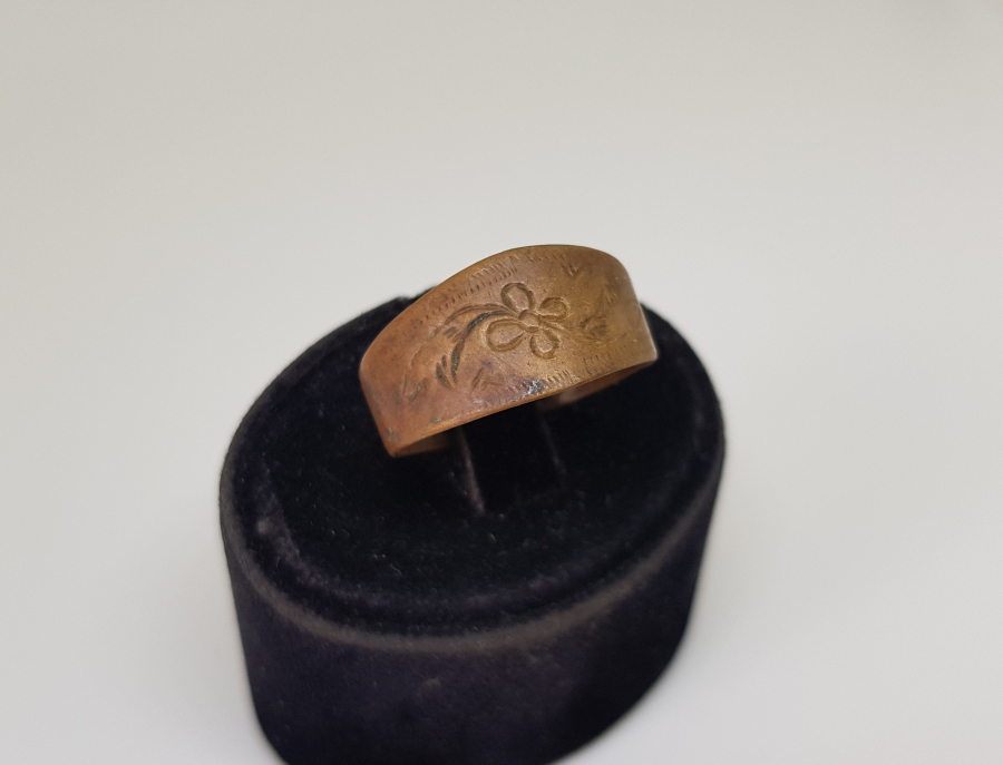 ÜZERİ İŞLEMELİ OSMANLI DÖNEMİ ÇOK NADİR ROMATİZMA YÜZÜĞÜ