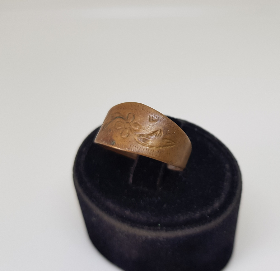 ÜZERİ İŞLEMELİ OSMANLI DÖNEMİ ÇOK NADİR ROMATİZMA YÜZÜĞÜ