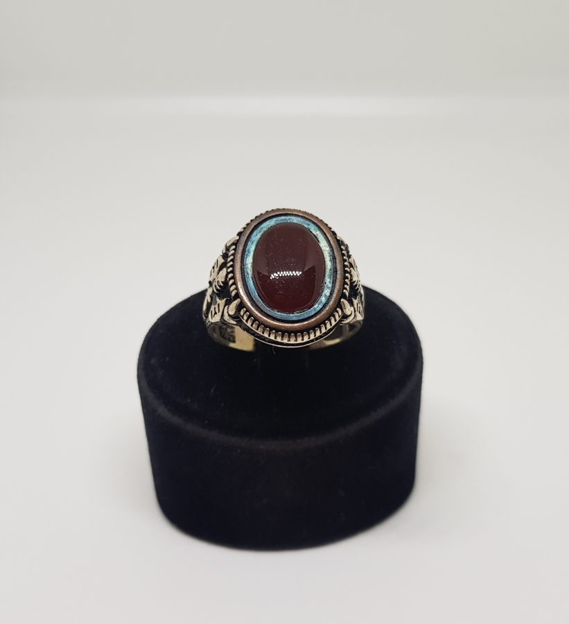 KABARTMA İŞÇİLİKLİ ÖZEL YAPIM GÜMÜŞ YÜZÜK