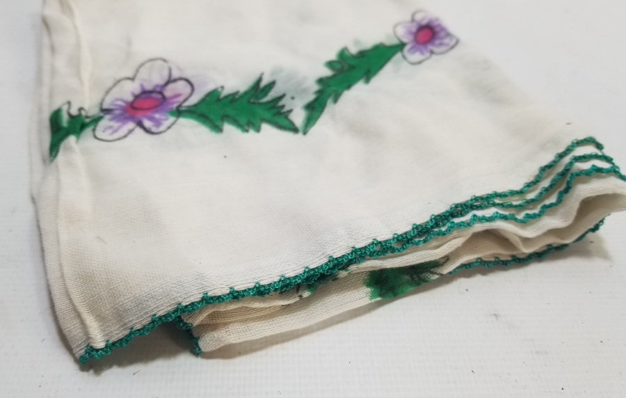 KENARLARI İĞNE OYALI ANTİKA YAZMA