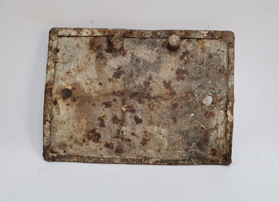 ANTİKA BİSİKLET PLAKASI