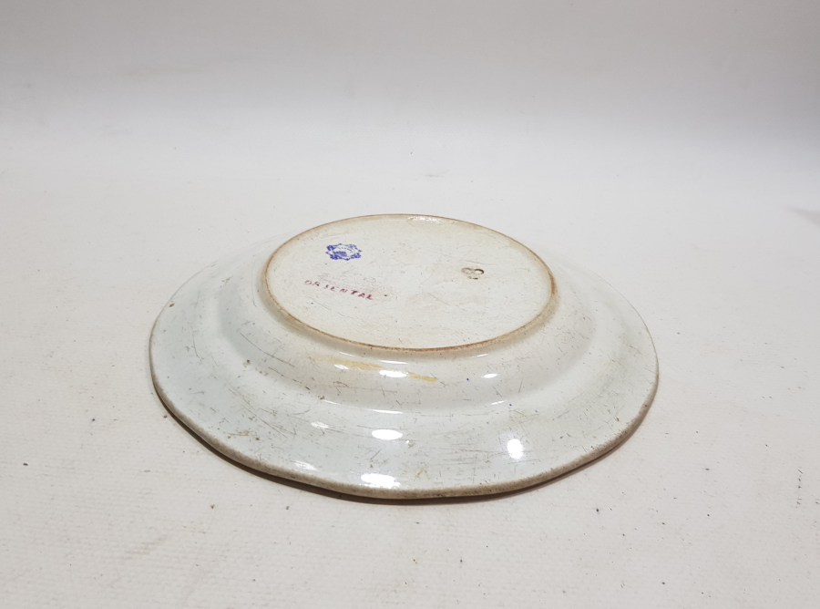 OSMANLI DÖNEMİ İSTANBUL MANZARALI PORSELEN TABAK