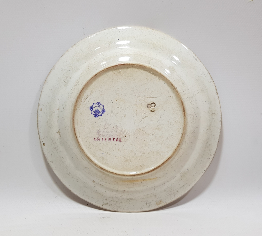 OSMANLI DÖNEMİ İSTANBUL MANZARALI PORSELEN TABAK