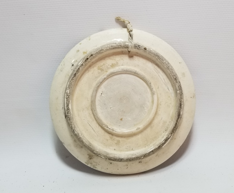 NADİR RENKTE ANTİKA KÜTAHYA KARANFİLLİ DUVAR TABAĞI