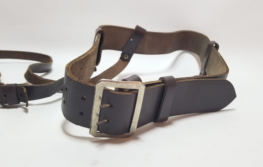 1. DÜNYA SAVAŞI DÖNEMİ DERİ SUBAY KEMERİ