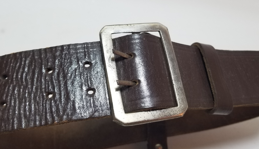 1. DÜNYA SAVAŞI DÖNEMİ DERİ SUBAY KEMERİ