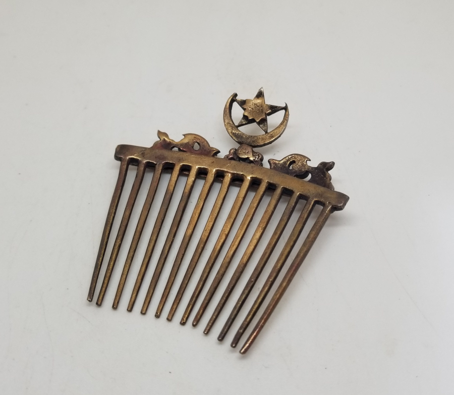 ÜZERİ AY YILDIZ FİGÜRLÜ ÖZEL YAPIM TAÇ