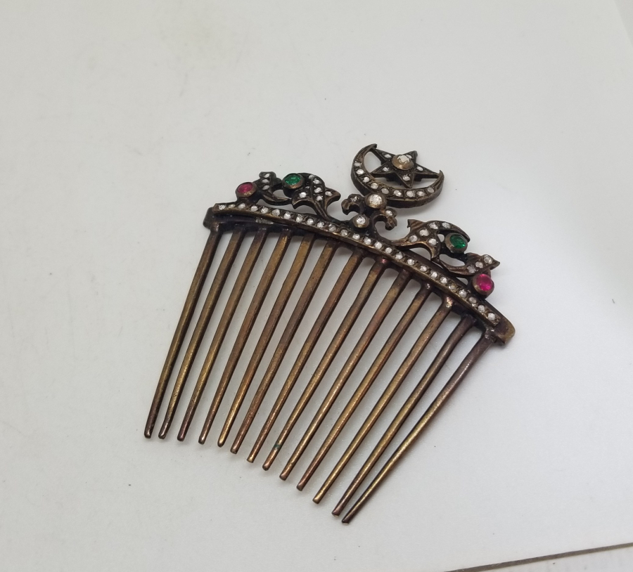 ÜZERİ AY YILDIZ FİGÜRLÜ ÖZEL YAPIM TAÇ